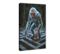 TIOQFJD Arabian Baboon Maze Machine (1) Canvas Poster Wall Art Decor Print Picture Paintings for Living Room Bedroom Decoration 12x18inch(30x45cm)
