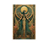 TIOQFJD Art Poster of The Goddess Isis Canvas Poster Bedroom Decor Landscape Office Room Decor Gift 20x30inch(50x75cm)
