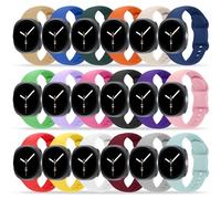 Tiorecime Bands Compatible with Samsung Galaxy Watch Band for Women Men, No Gap Soft Silicone Sport Breathable Replacement Strap (Watch 8/Watch 8 Classic)