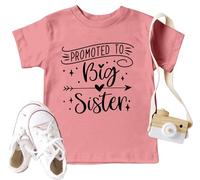 tiorhooe Big Sister T Shirt Love Graphic Girl Kid Tops Casual Crewneck Print Short Sleeve 3-8 Years (Pink1,120)
