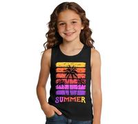 tiorhooe Hawaiian Vest Tops for Kids Sun Salt Sand Graphic Summer Tank Top