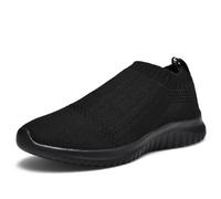 TIOSEBON Womens Trainers Slip On Lightweight Casual Mesh Walking Shoes 2.5 UK All Black 35.5 EU Label Size Asian 35.5