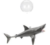 Tiosen Floating Shark Ornament, Adjustable Aquarium Decor, Thematic Fish Tank Decoration for Shark Pool for Aquarium All Shark Pool Décor