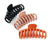TioTina Jumbo Hair Claw Clips 3 piece set of 4.3" large hair claws for women