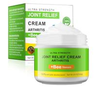 Tioueo Bee Venom Cream for Arthritis 100g,Joint Pain Relief, Anti-Inflammatory Bee Venom Gel for Muscles, Legs, Neck, Back, Hands & Feet, Bee Venom Massage Cream for Muscle Recovery & Swelling Relief