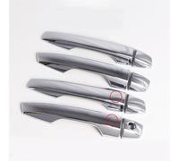 TIOWCGH Car Door Handle Shell Compatible with Mitsubishi for Eclipse 2017 2018 2019 2020 2021 2022 2023 2024 Car Accessories Car Exterior Door Handle Decoration Shell(Without Smart Silver)