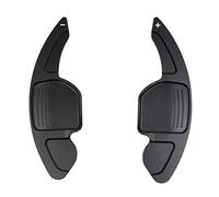 TIOWCGH Car Shift Paddles Compatible with for A3 2014 2015 2016 2Pcs Car Steering Wheel Paddle Shift Extend Extension Shifter Aluminum Car Shift Paddle(Black)