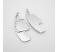 TIOWCGH Car Shift Paddles Compatible with for A4L S4 S5 2020 Shift Paddle Car Steering Wheel Gear Extend Stickers Steering Wheel Shift Paddle(Silver)