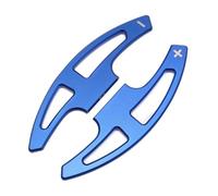 TIOWCGH Car Shift Paddles Compatible with for E90 E92 E93 M3 2008 2009 2010 2011 2012 2013 Replacement Steering Wheel Paddle Extend Shifter Shift Gear Paddle Extension(Blue)