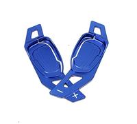 TIOWCGH Car Shift Paddles Compatible with for S6 2015 Car Steering Wheel Shift Paddle Shifter Gear Extention Car Styling 2PCS Aluminum(Blue)