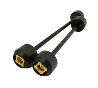 TIOWCGH Frame Slider For RVT1000 For RC51 Front Rear Axle Wheel Fork Sliders Protector Motorcycle Left Right Side Fall Crash Guard Motorbike Protection(Yellow)