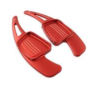 TIOWCGH H Compatible with A4L Q7 TTS 2016 2017 2018 for A8 SQ5 R8 2018 Car Accessories Steering Wheel Shift Paddle Direct Shifter Extension Shift Cover(Red)
