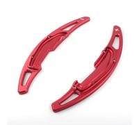 TIOWCGH H Compatible with BMW for M2 F87 X5 M F85 X6 M F86 2016 2017 Extension Shift Cover Car Steering Wheel Shift Paddle Shifter Extension Accessories(Red)