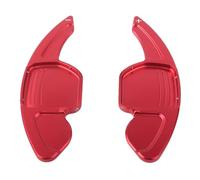 TIOWCGH H Compatible with S5 2012 2013 2014 2015 for Q7 2011 2012 2013 2014 2015 Aluminum Alloy Car Steering Wheel Shifter Paddle Shift Car Universal Picks(Red)