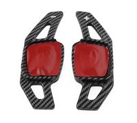 TIOWCGH H Compatible with VW for Golf for MK8 for GTD for GTE for R-Line 2022 2023 Car Steering Wheel Controller Paddle Shifter Parts Accessories Assemble(Carbon Fiber Black)