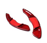 TIOWCGH H Compatible with VW for Sagitar GLI 2016 2017 for Polo for GTI 2015 2016 2017 Real Carbon Fiber Steering Wheel Paddle Shift Extension Accessories
