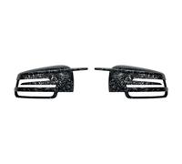TIOWCGH Rearview Mirror Cap Compatible With Benz E Class For W212 2010 2011 2012 2013 2014 2015 2pcs Replacement Carbon Fiber Pattern Rearview Side Mirror Cover Caps(Multi-colored)