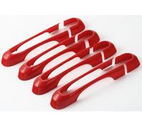 TIOWCGH Shell Compatible with Jeep for Renegade 2015 2016 2017 Car Exterior Accessories Car Exterior Door Handle Decoration Shell(Red)