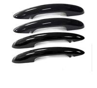 TIOWCGH W Compatible with MINI for Cooper JCW F55 for F60 Car Door Handle Cover Car Accessories Car Exterior Door Handle Decoration Shell(with Lights and Holes)