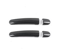 TIOWCGH W Compatible with Seat for Arosa 1997 1998 1999 2000 2001 2002 2003 2004 Car Accessories Car Exterior Door Handle Decoration Shell(Carbon Texture 3)