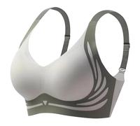 Tiowcsekp Jelly Bra, Bras for Women Non Wired Seamless Jelly Bra Wireless Push Up Solid Color Comfort Support Padded Sleep Bralettes for Womens Ladies Soft Brass Super Plus Size Regular Mint Green