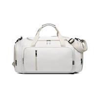 TIOYW Fitness Gym Travel Bag Sports Handbag Women Men Dry Wet Shoes Pocket Single Shoulder Crossbody Swimming Yoga Backpack Duffel Bag(Beige)