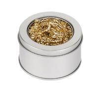 Tip Button in - Soldering Tip Cleaner | Soldering in Box | Portable Hedgehog Cleaning Tool | Sponge in Box Convenient with Resistant to Use