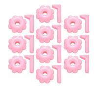 Tip Rack Stand Display Detachable Practice 10pcs PVC Nail Manicure | Compact Light-weight Holder, Elegant Appearance, Professional or Personal Use, Displays False Nails Neatly