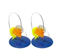 Tip-Ups for Ice Fishing, Tipping Markers for Ice Fishing | 2 x Ice Fishing Tracking Flags, Portable Winter Fishing Warning Indicators for Fishing Base, With Hook , Se référer au descriptif, Refer