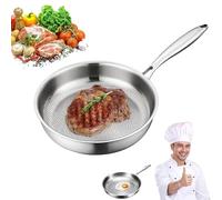 Tipanexi Titanium Pan, Tipanexi Titanium Frying Pan, Durable Scratch-Resistant Non Stick Titaniums Nutri Pans, for Cooking Non Stick, Compatible with All Cooktops (Without Lid)