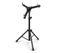 tipatyard Snare Drum Stand,Adjustable Angle Snare Stand,Fit for 10 to 12 Inch Snare Drum, Drum Practice Pad,Height Range 22-36 Inches for Drum Beginners, Lightweight, Black