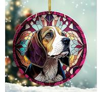 Tipbrol Beagle Christmas Ornament 2023 - Beagle Dog Gifts for Women Beagle Ornament for Christmas Tree, Gifts for Beagle Lovers Dog Christmas Decorations Xmas Keepsake
