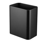 TIPGO Small Metal Trash Can, 2.1 Gallon Slim Trash Can for Bathroom, Wastebasket Garbage Bin for Bedroom, Office, Kitchen, Under Sink (Matte Black)