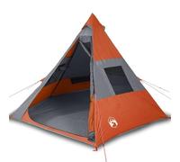 Tipi Camping Tent 7-Person Green Waterproof Polyester