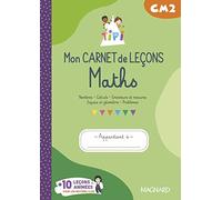 Tipi CM2 : Mon carnet de leçons de Maths (2023) - Cahier de l'élève