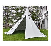 Tipi Hot Tents Outdoor Tents Teepee with Stove Hole Waterproof Family Pyramid Tent Camping Backpacking Hiking Mountaineering Heated Shelter beautiful scenery