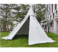 Tipi Hot Tents Outdoor Tents Teepee with Stove Hole WaterprooFamily Pyramid Tent Camping Backpacking Hiking Mountaineering Heated Shelter