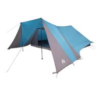 Tipi Tent 12-Person Green Taffeta Family Camping Shelter with Curtain