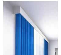 TIPIACE Curtain Double Track and Valance, Curtain Rail (Double Track-White)