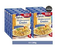 Tipiak Mediterranean Grains with Herbs & Spices 2 x 100g (Pack of 8)