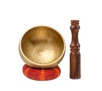 Tipitaka Tibetan Singing Bowl Set 8.5cm - Yoga and Meditation Sound Healing -for Stress Relief and Mindful Living -100% Hand-hammered in Nepal Sound Bowl for Meditation