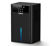 Tipkook 2400 ML Dehumidifier, Dehumidifiers for Bedroom with 24H Timer, 3 Modes, High Efficiency & Energy Saving, 10-Colors Lights, Ultra-Quiet Dehumidifier for Drying Clothes, Home, Bathroom(Black)