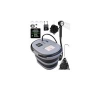 Tipkook Upgraded 2 in1 Portable Shower with 20L Collapsible Bucket, Ipx8, LED Display, Rechargeable Portable Shower,1-5 Speed Settings, Shower Pump for Hiking, Travel, Car, Pet Washing