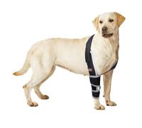 TIPOOP Dog Elbow Protector Elbow Dysplasia Brace Hygroma Pads Shoulder Brace Support Protection for Front Legs Calluses Dog Elbow Pads for Arthritis Elbow Protection L-Right Leg
