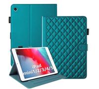 TIPOYOROOS Case for iPad Mini 5th Generation/Mini 4 3 2 1 Multi-Angle Viewing Smart Magnectic Cover for iPad Mini 7.9 inch Business PU Leather iPad Mini 5 Flip Case with Pencil Holder,Green