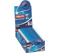 Tipp-Ex Easy Correct Correction Tape - Box of 10 Extra-Long Tear-Resistant Plas