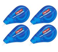 Tipp-Ex Easy Correct White Correction Tape Mouse Rollers, Extra Long 12m, Pack of 4