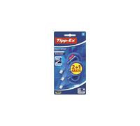 Tipp-Ex Extra Long - Easy To Correct - Tear-Resistant Correction Tape - Polyester Film - Value Pack, (Box of 2 + 1 Free),Blue