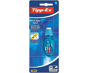 Tipp-Ex Micro Tape Twist Correction Tape - Pink or Blue Case, Pack of 1