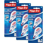 Tipp-Ex Mini Pocket Mouse Correction Roller, 6 m x 5 mm, Pack of 6 | Ideal for the Office, Home Office or School | Pack of 6